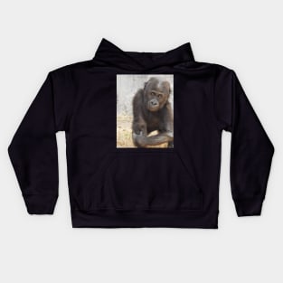 Western Lowland Gorilla Kids Hoodie